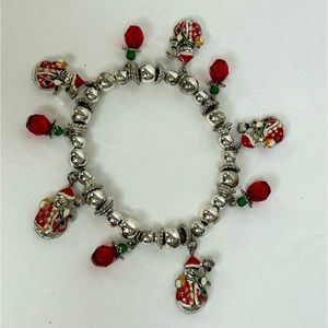 Christmas Charm Stretch Bracelet